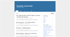 Desktop Screenshot of drummer.carlossoler.net