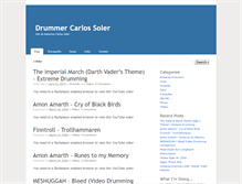 Tablet Screenshot of drummer.carlossoler.net